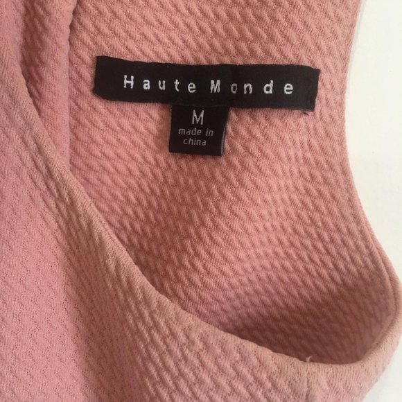 Haute Monde Pink Fit And Flare Dress - Picture 5 of 5